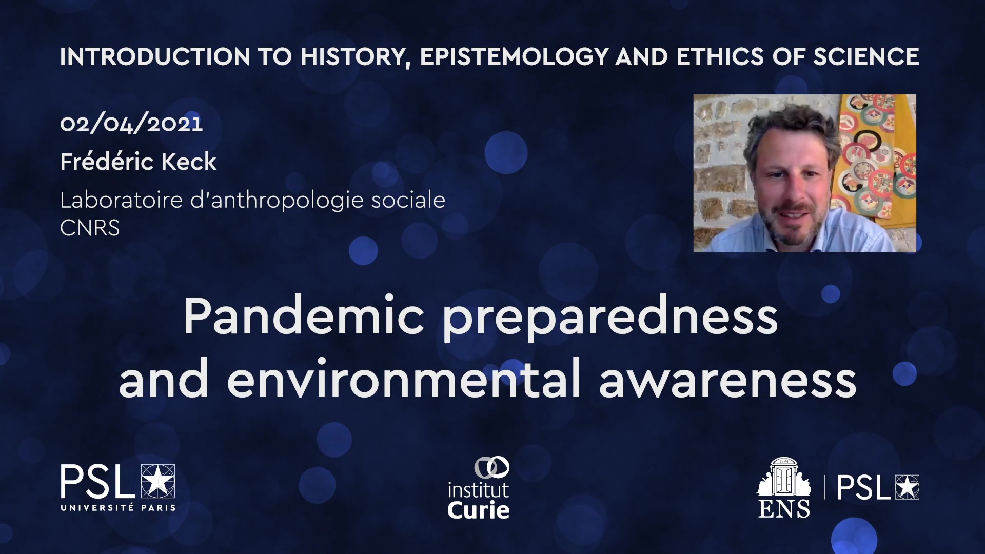 Pandemic preparedness and environmental awareness
